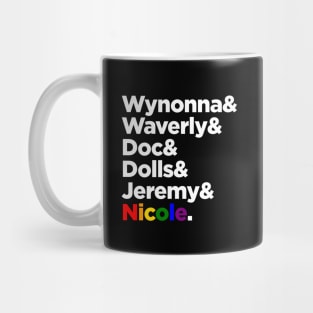 Wynonna Earp and the gang tshirt Mug